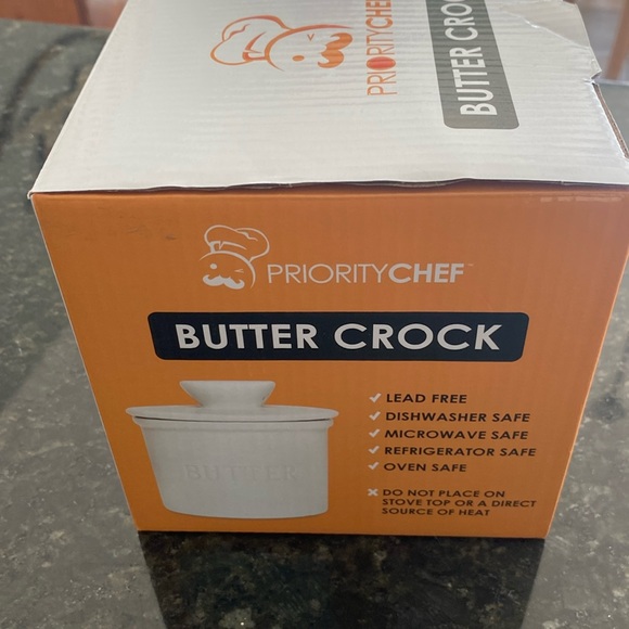 New in Box! Priority Chef Butter Crock - Picture 5 of 9